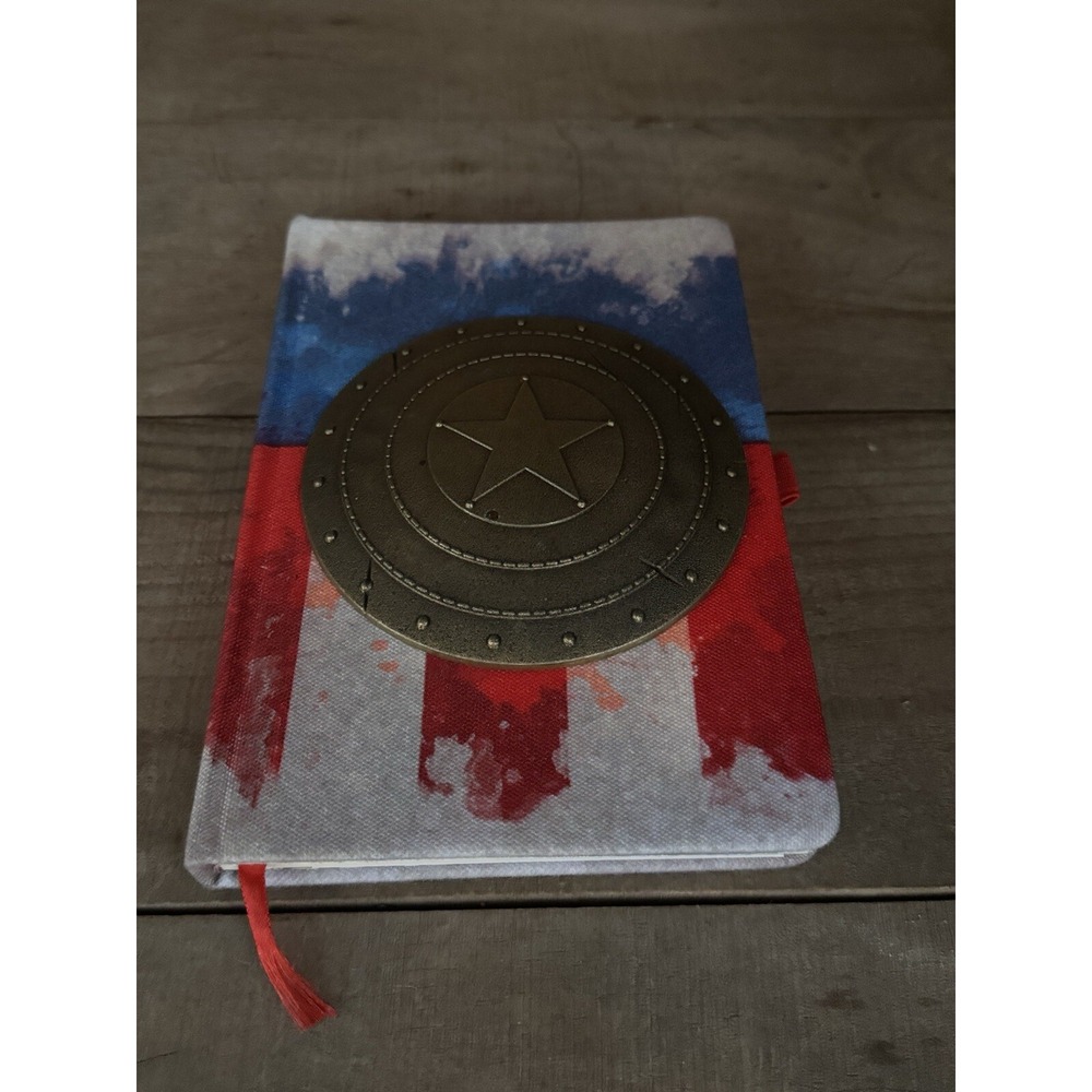 ~NEW~Marvel Captain America 3D Shield Premium Notebook Journal‎ Sketchbook